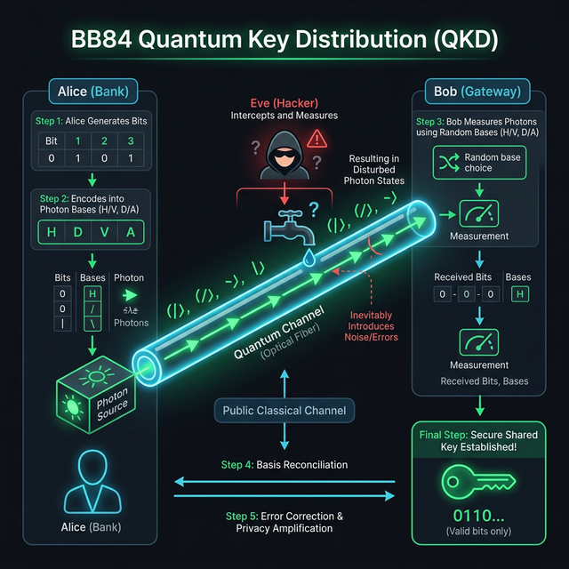 BB84 Quantum Key Distribution Protocol